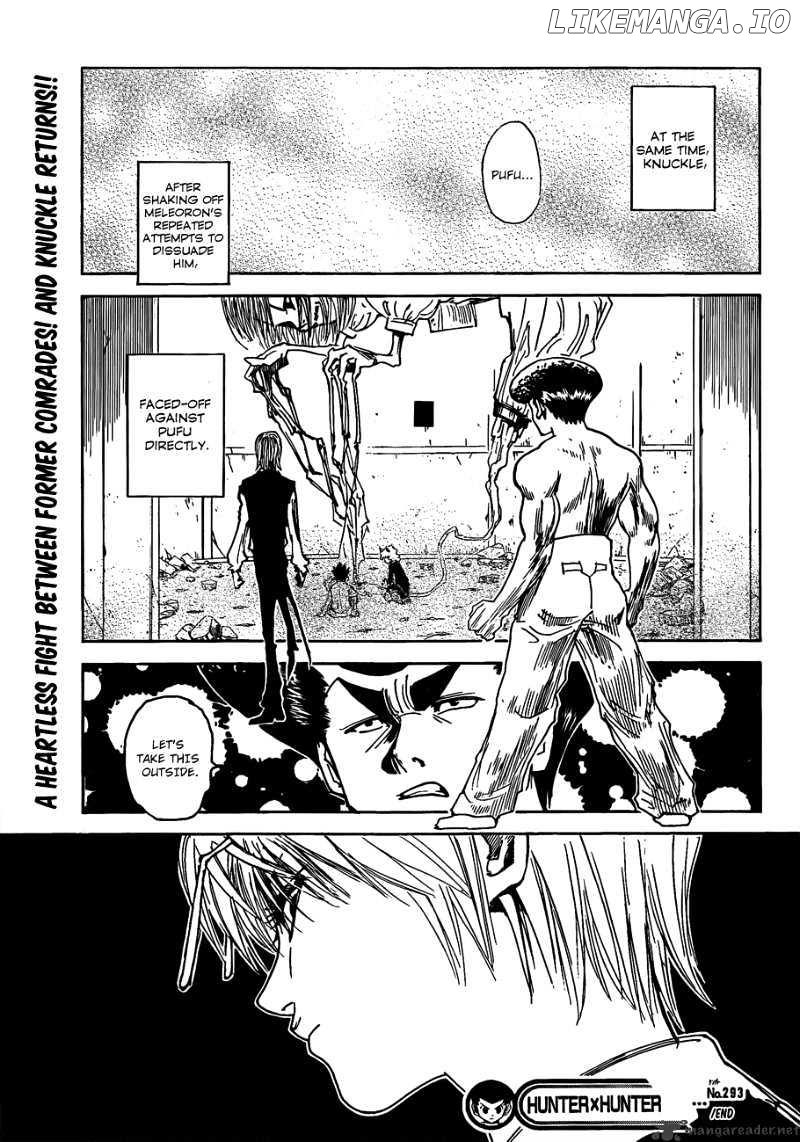 Hunter x Hunter, Chapter 293 image 19